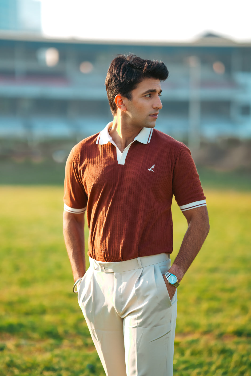 Rust Derby Polo