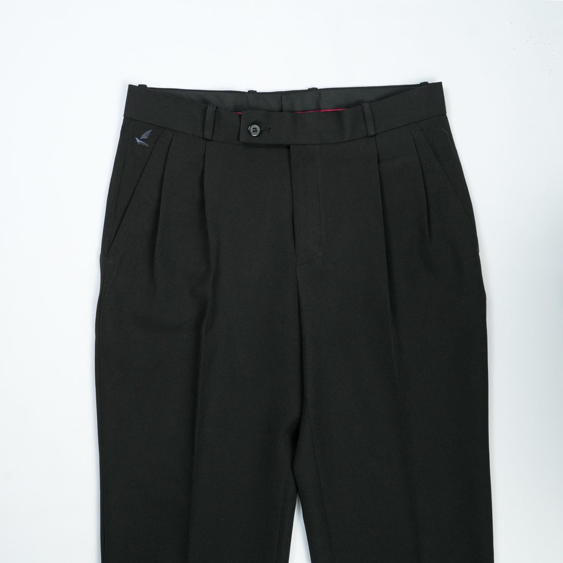 Black Pleated Trousers