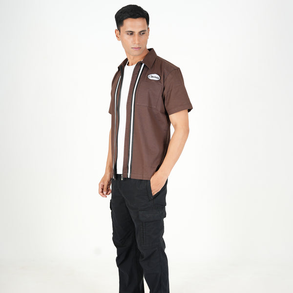 Brown Utility Shirt