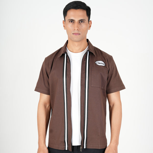Brown Utility Shirt