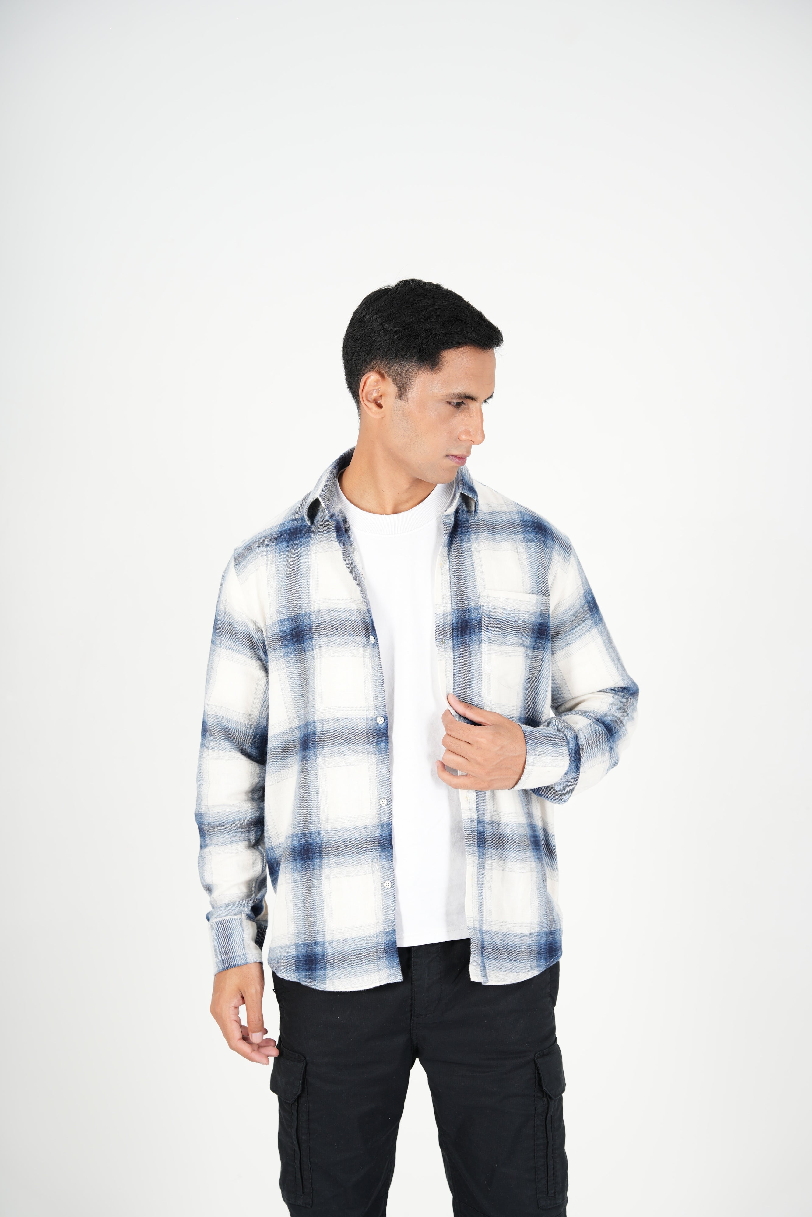 Blue Flannel Shirt