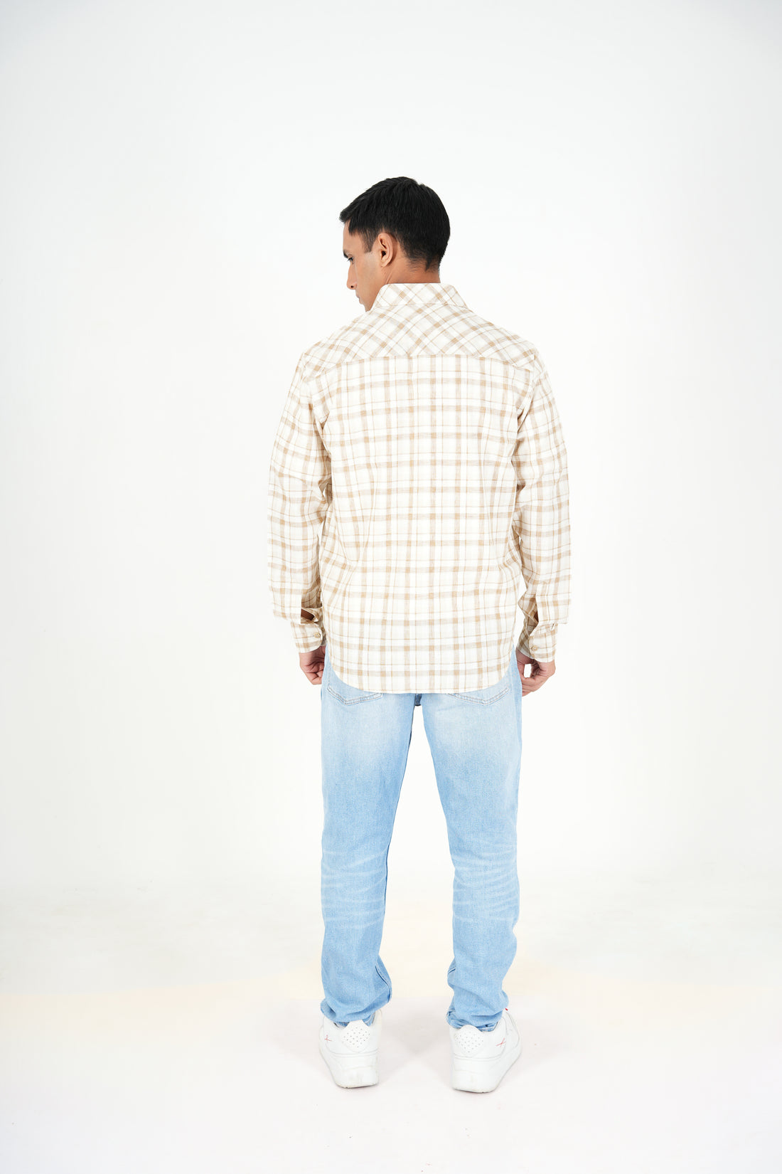 Beige Flannel Shirt