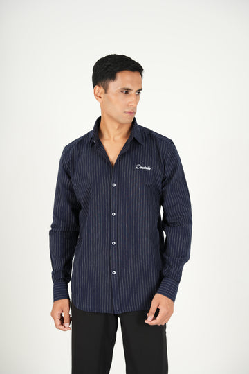 Donatello Classic Striped Shirt