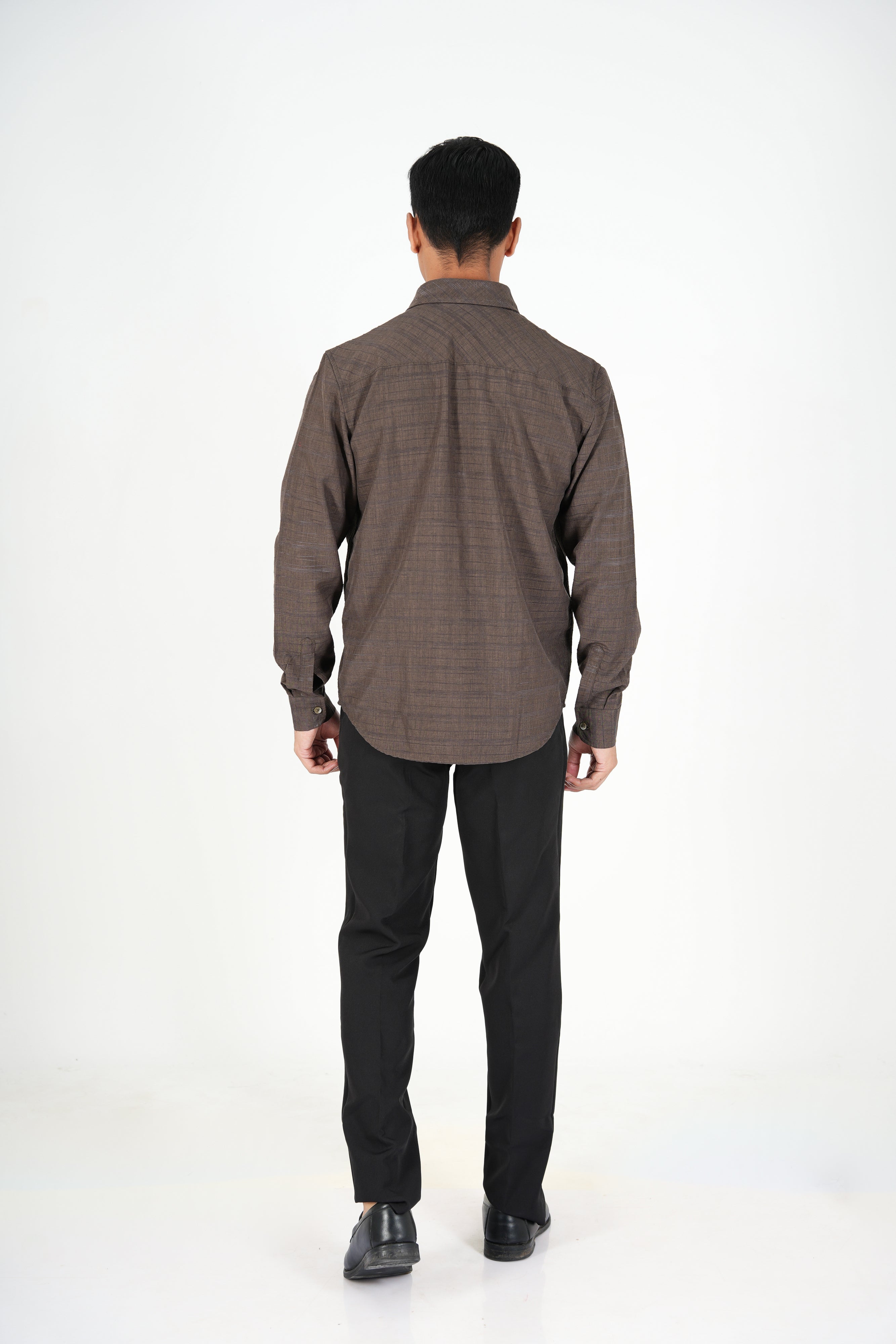 Olive Textured Matte Shirt