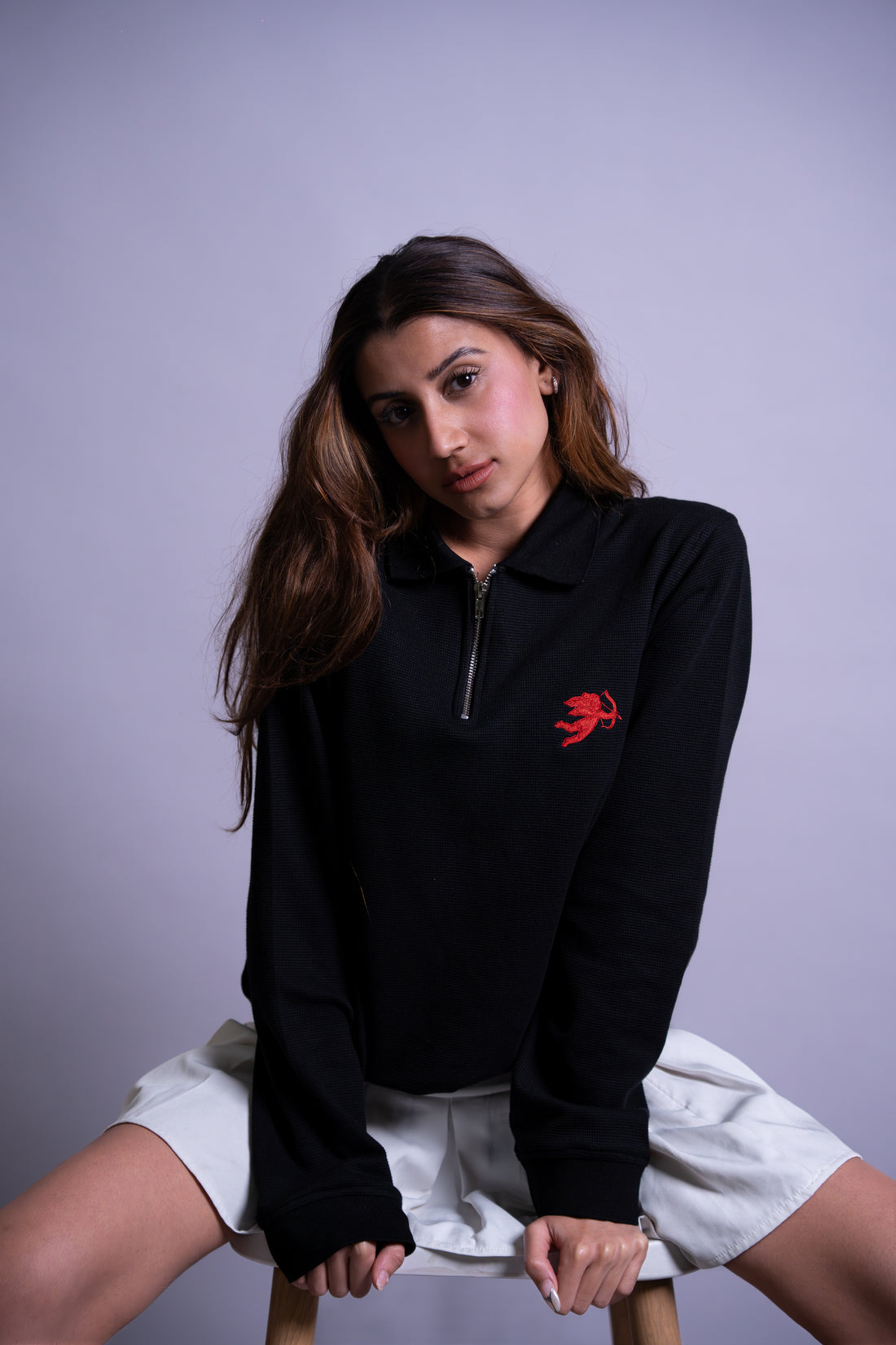 The Cupid Quarter Zip Polo