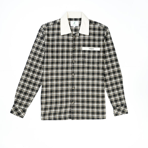 Black Contrast Shacket