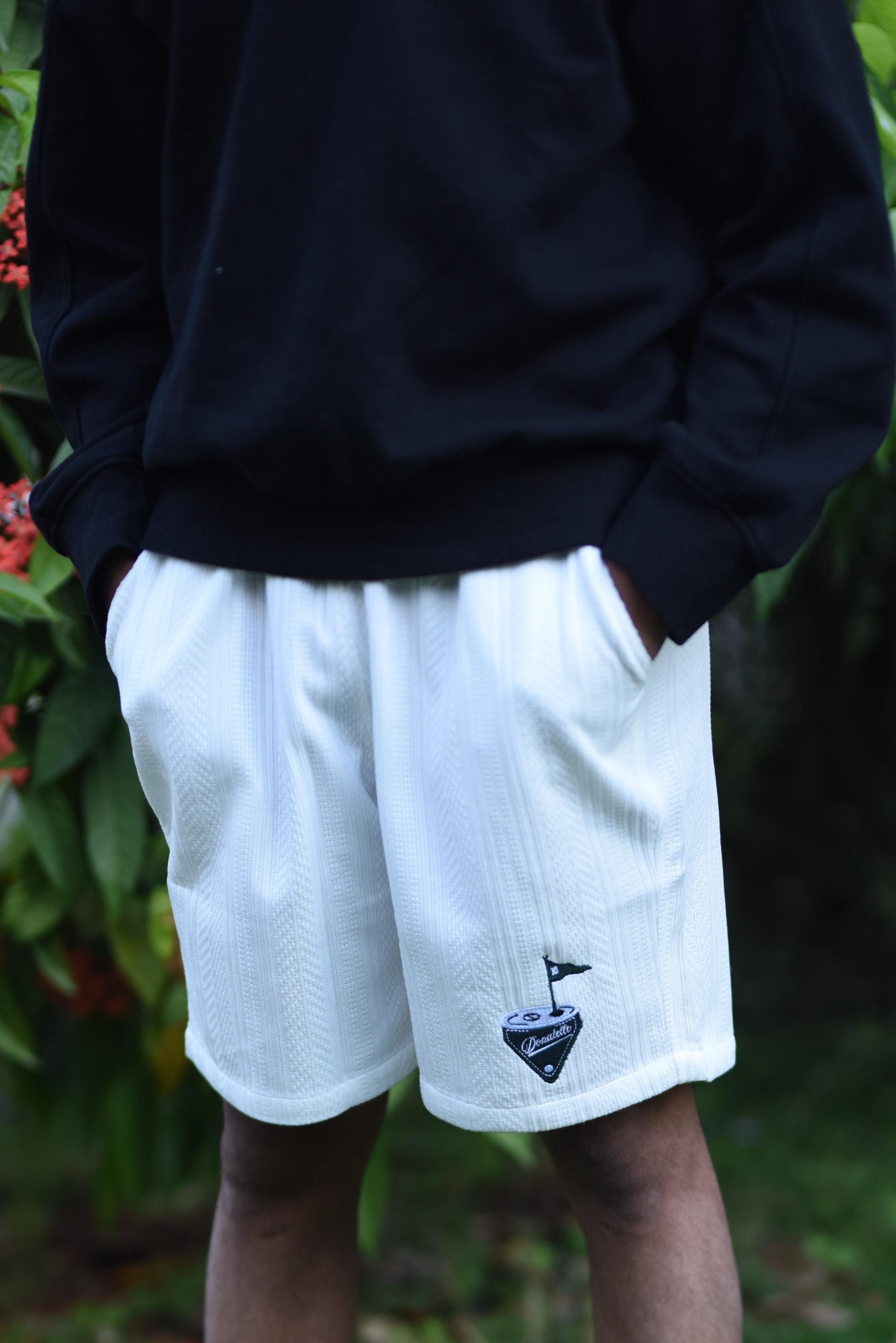 Donatello White Club Shorts